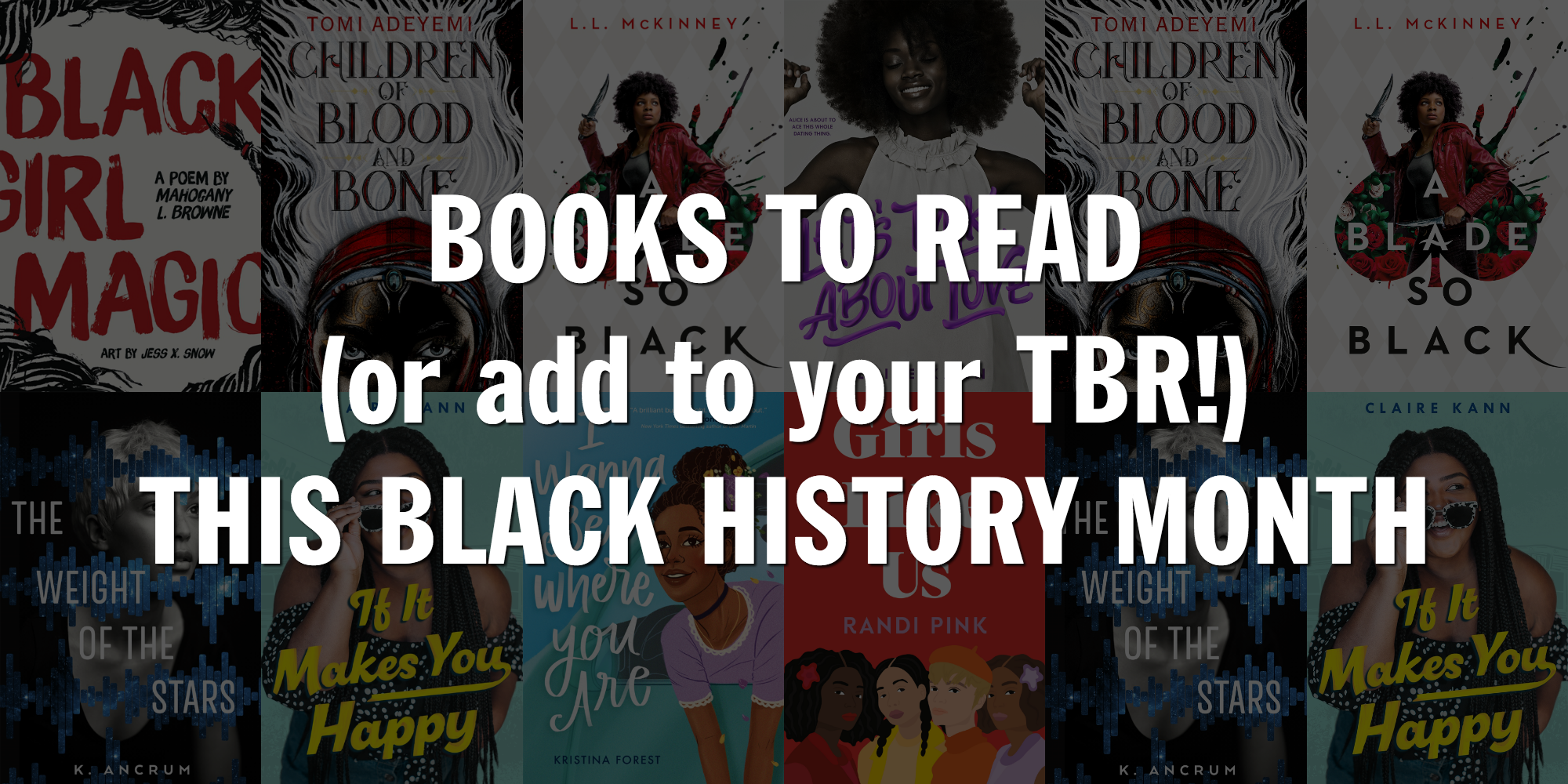Books to Read (or add to your TBR!) This Black History Month