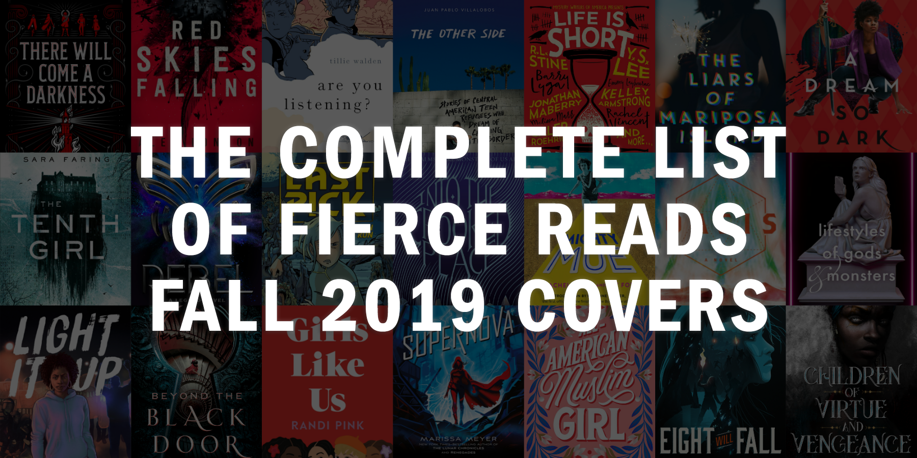 The Complete List of Fierce Reads Fall 2019 Covers