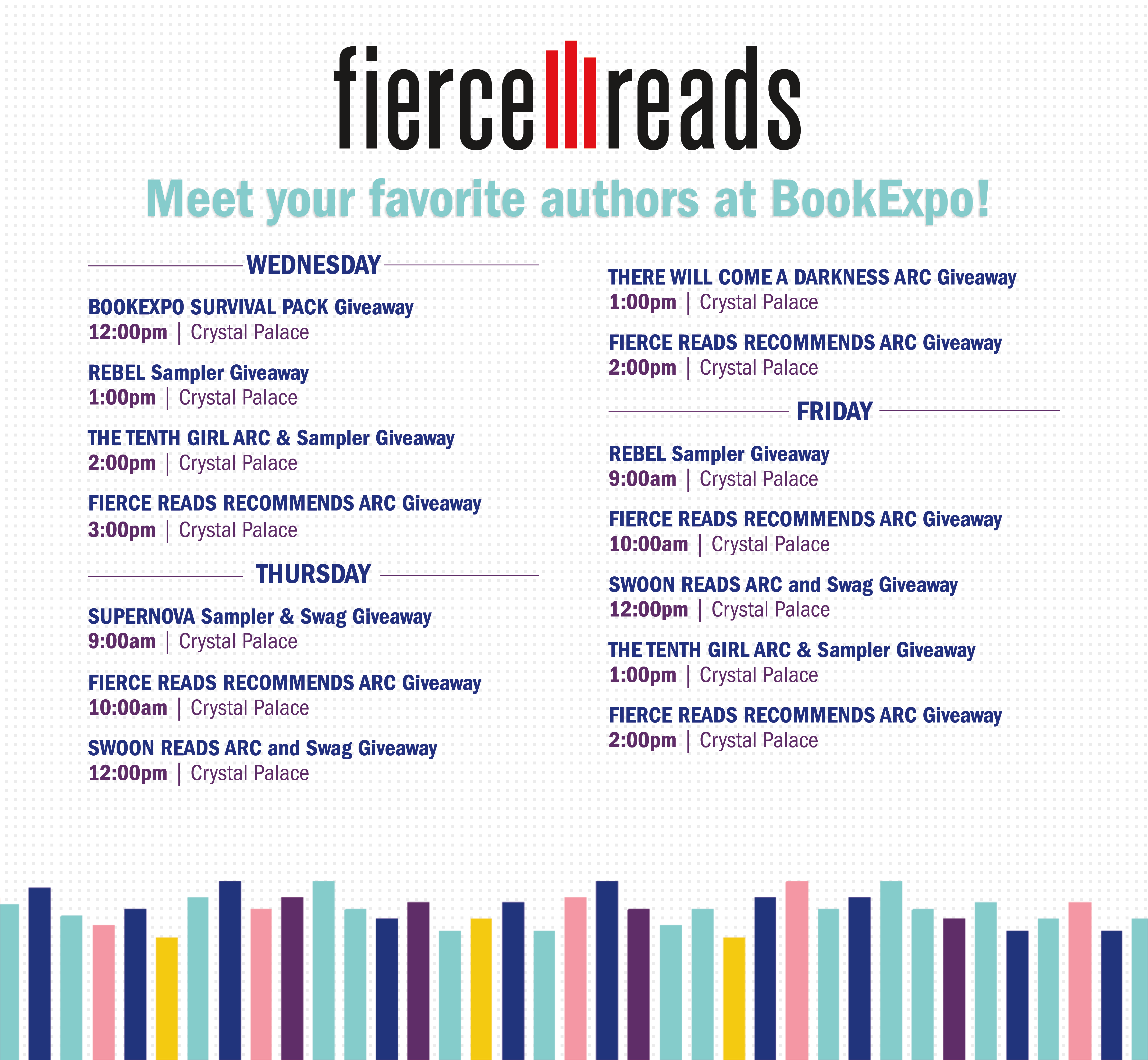 Fierce Reads at BookExpo and BookCon 2019! - Fierce Reads Fierce Reads at BookExpo and BookCon 2019! - Fierce Reads