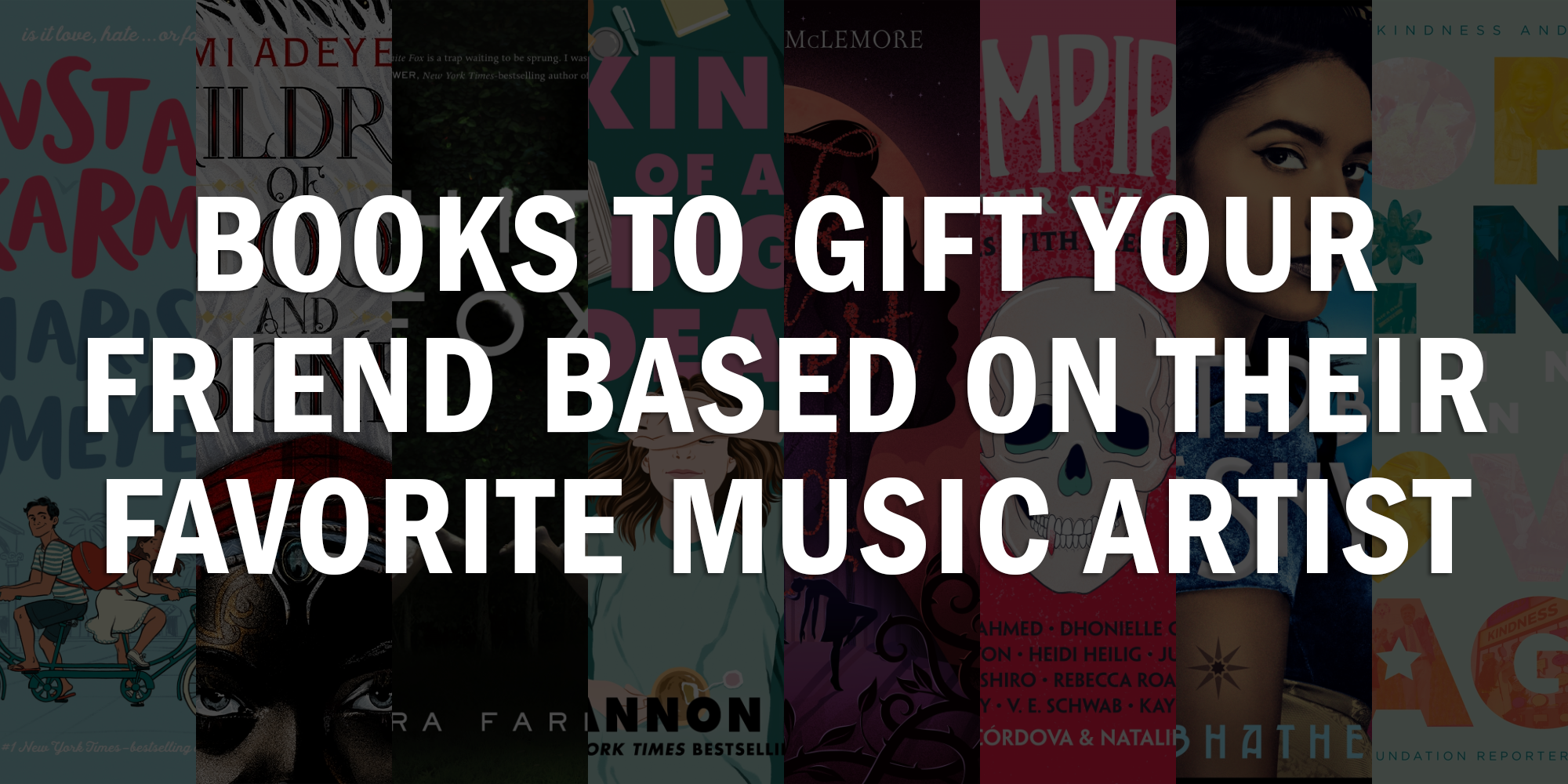 Books To Gift Your Friend Based On Their Favorite Music Artist