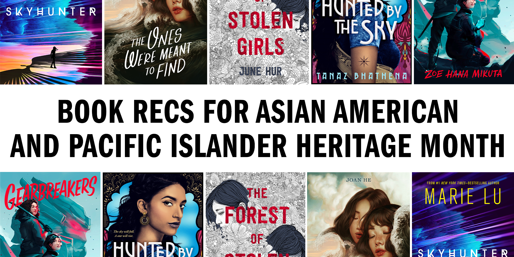 Book Recs for Asian American and Pacific Islander Heritage Month
